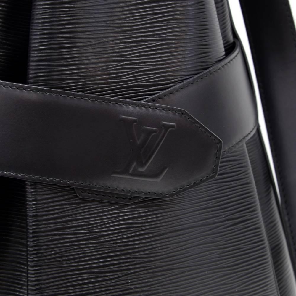 Louis Vuitton Sac Depaule PM Black Epi Leather Shoulder Bag  3