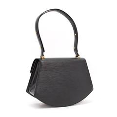 Vintage Louis Vuitton Tilsitt Black Epi Leather Shoulder Pochette Bag
