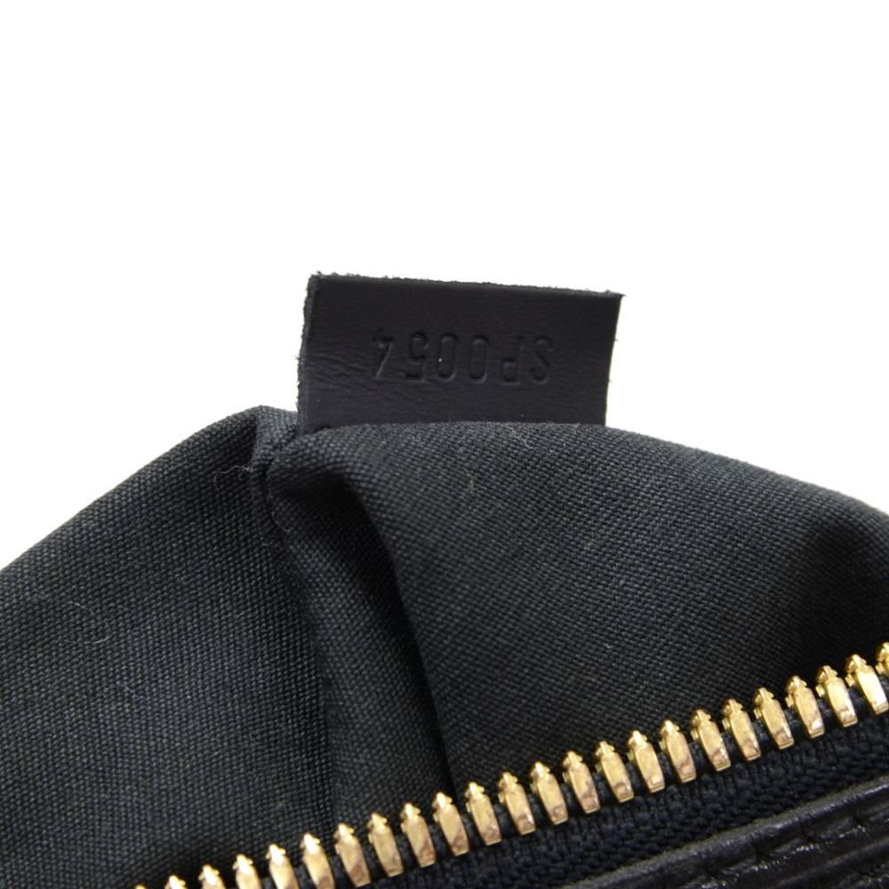 Louis Vuitton Keepall 45 Black Epi Leather Duffle Travel Bag  5