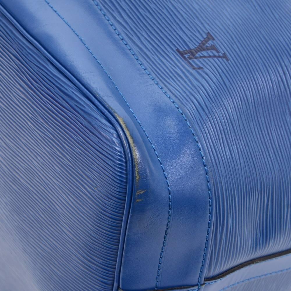 Vintage Louis Vuitton Noe Large Blue Epi Leather Shoulder Bag  4