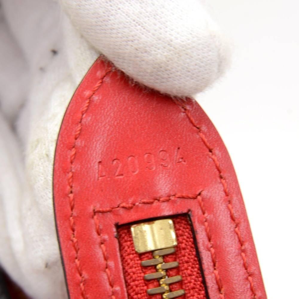 Vintage Louis Vuitton Saint Jacques GM Red Epi Leather Shoulder Bag  4