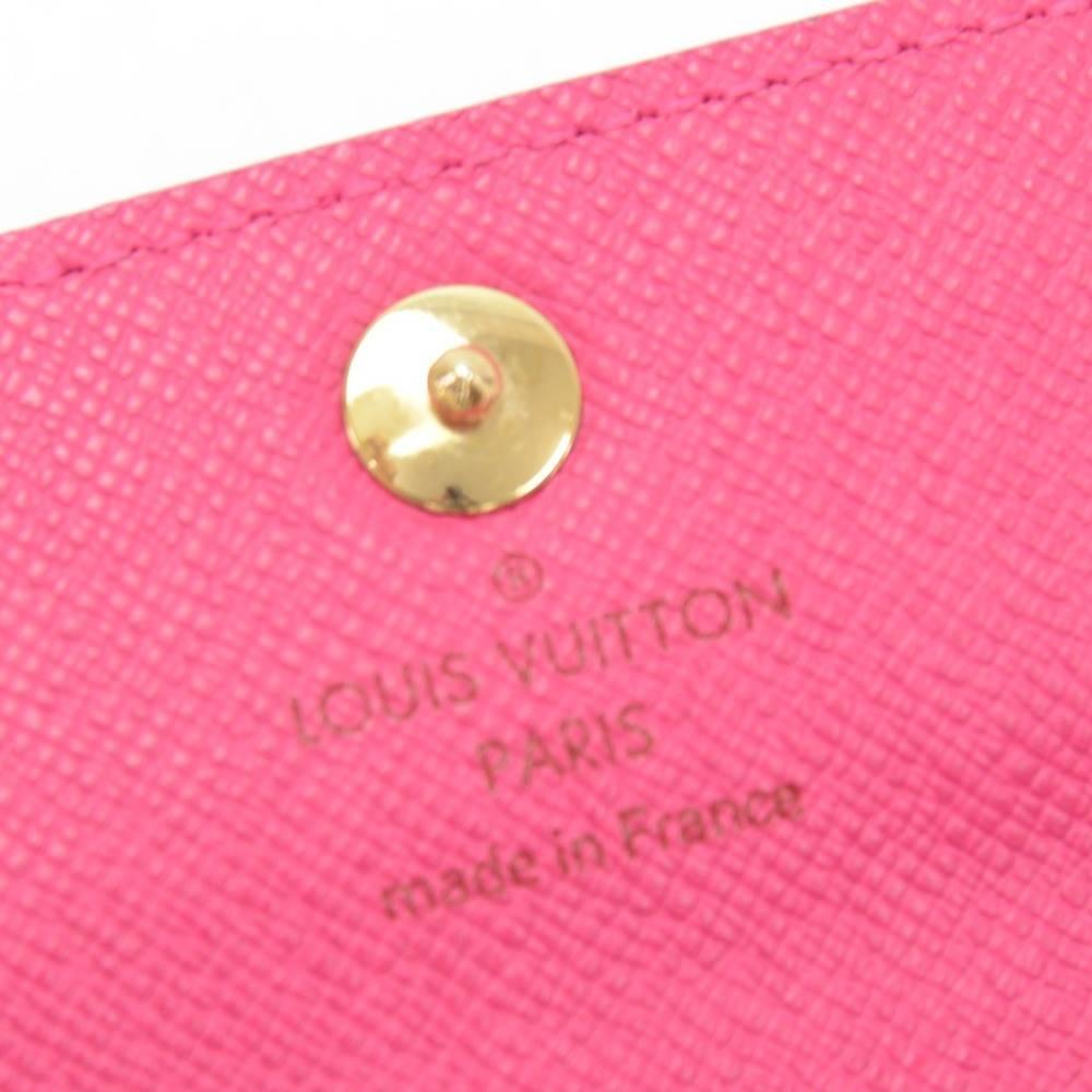 Louis Vuitton Multicles 4 Black Multicolor Monogram Canvas Key Case 3