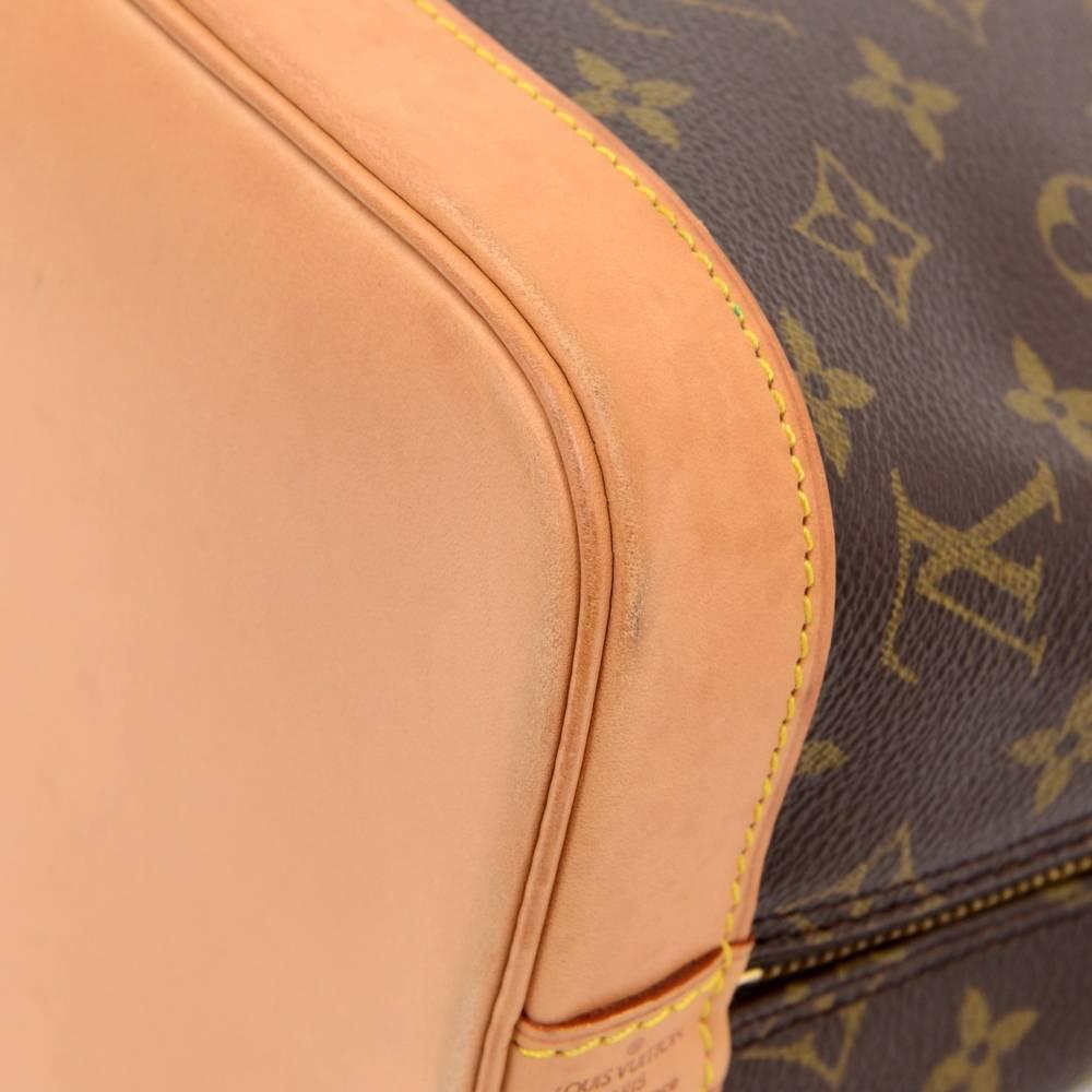 Louis Vuitton Alma Monogram Canvas Hand Bag 4