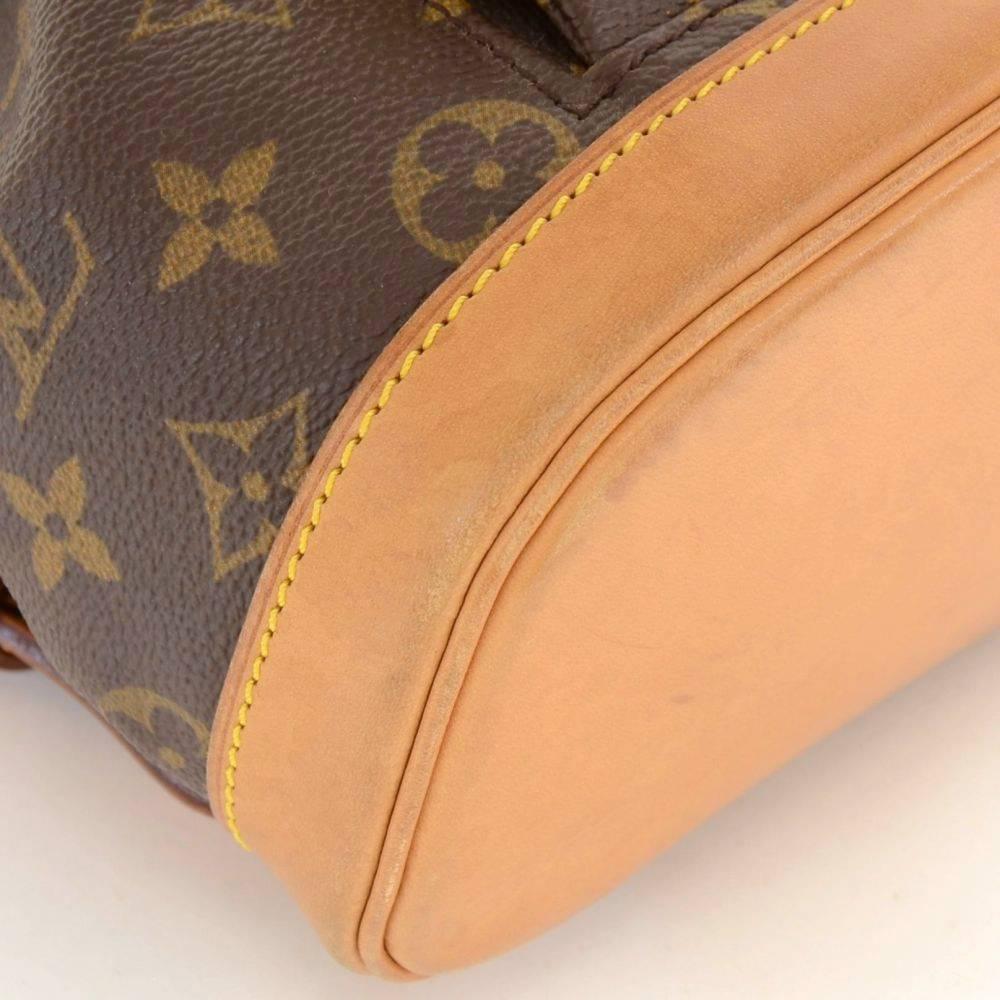 Louis Vuitton Mini Montsouris Monogram Canvas Backpack Bag 1