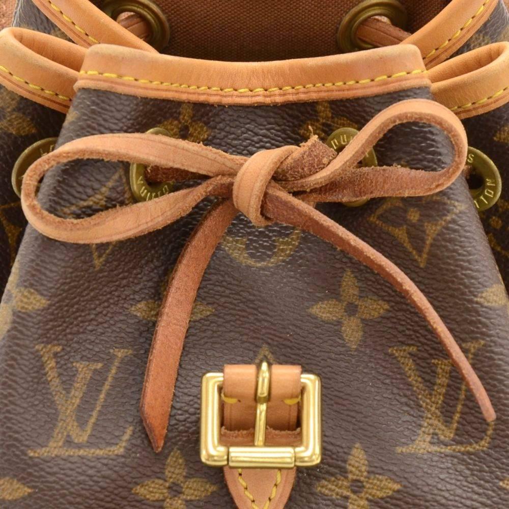 Louis Vuitton Mini Montsouris Monogram Canvas Backpack Bag 2