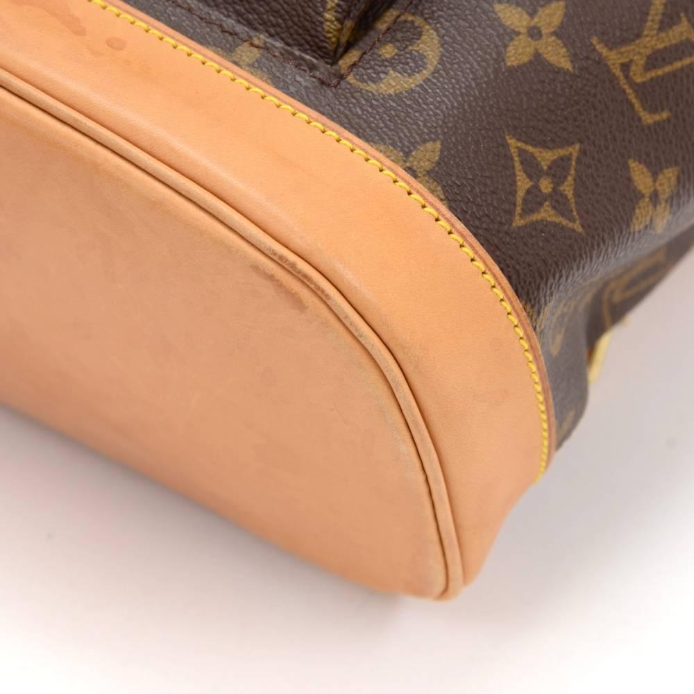 Louis Vuitton Moyen Montsouris MM Monogram Canvas Backpack Bag 1