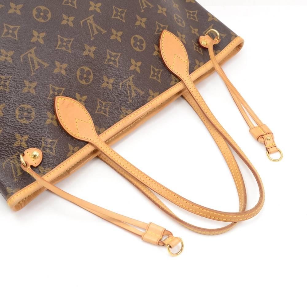 Louis Vuitton Neverfull PM Monogram Canvas Shoulder Tote Bag 1