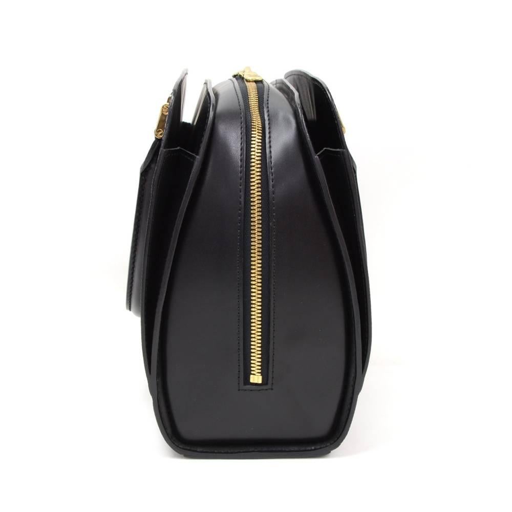 Women's Louis Vuitton Pont Neuf Black Epi Leather Hand Bag