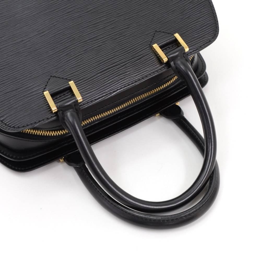 Louis Vuitton Pont Neuf Black Epi Leather Hand Bag 3
