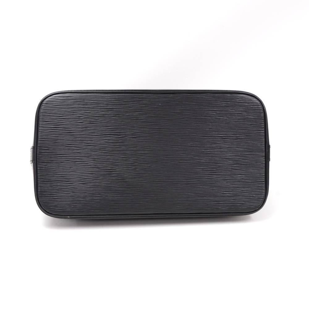 Louis Vuitton Alma Black Epi Leather Hand Bag  2