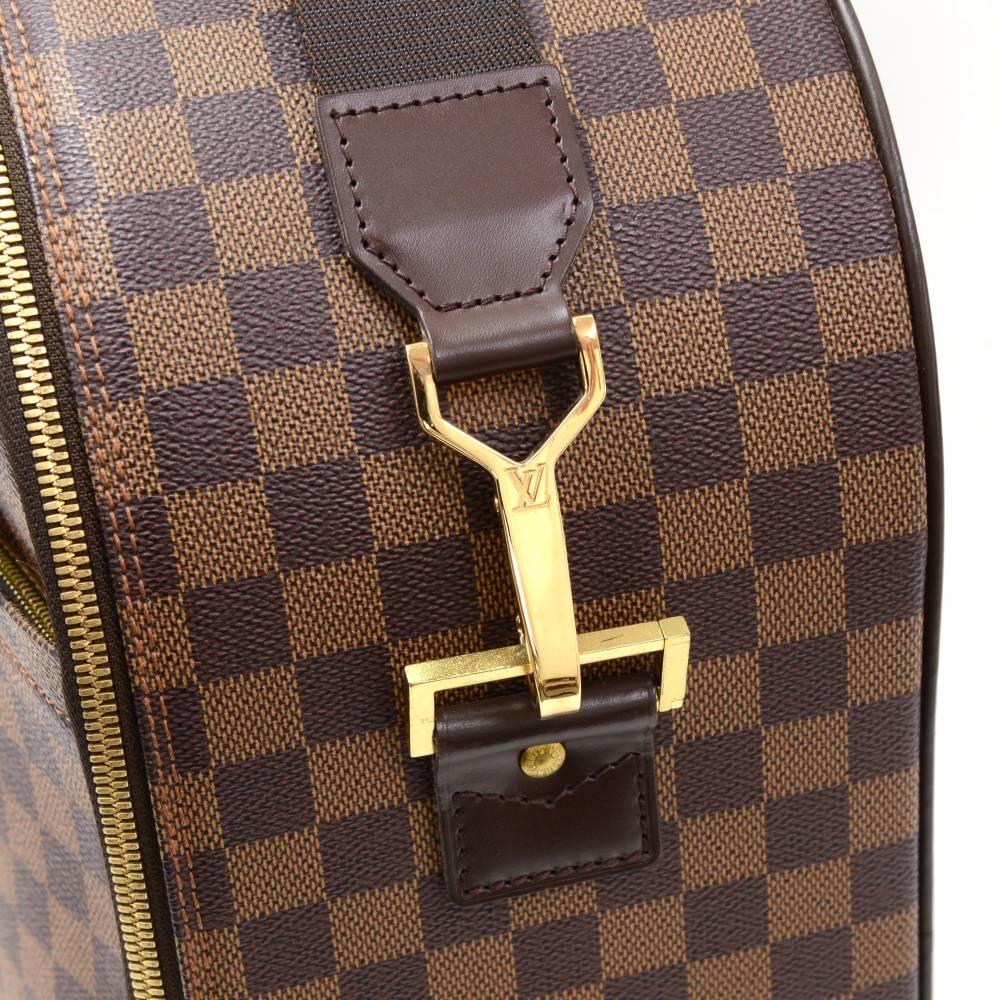 Louis Vuitton Packall GM Ebene Damier Canvas Large Travel Bag + Strap  4