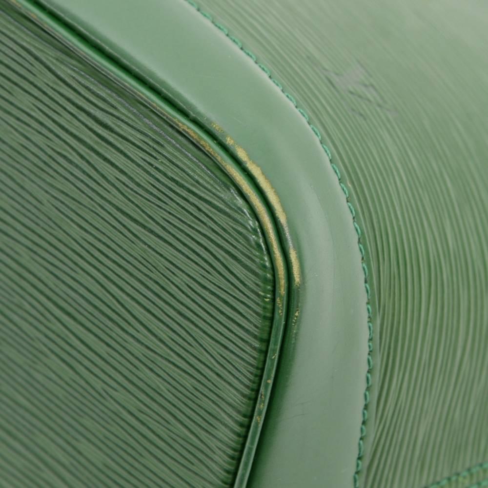 Louis Vuitton Alma Green Epi Leather Hand Bag  4