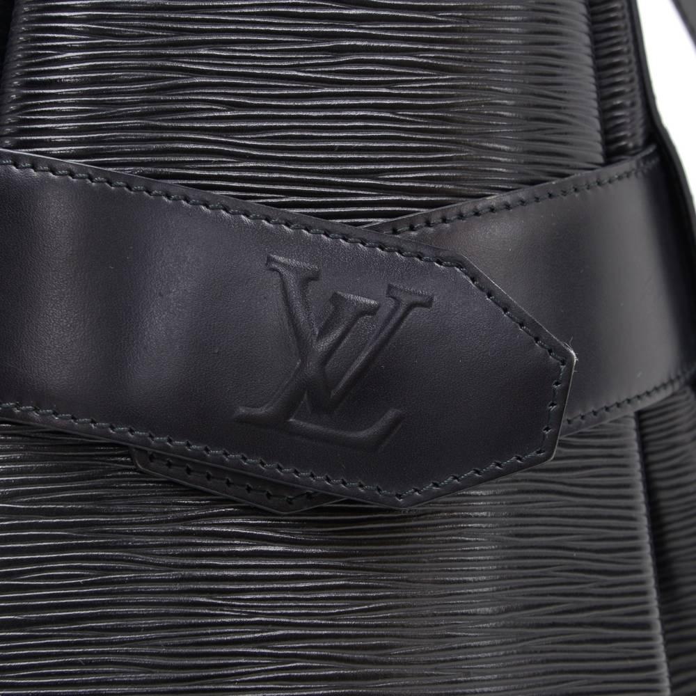 Vintage Louis Vuitton Sac Depaule PM Black Epi Leather Shoulder Bag 3