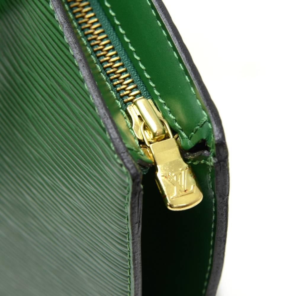 Vintage Louis Vuitton Saint Jacques GM Green Epi Lether Shoulder Bag 2
