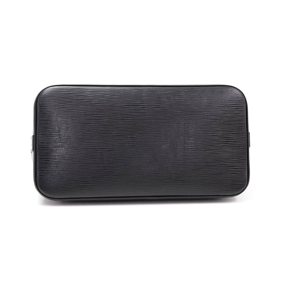 Vintage Louis Vuitton Alma Black Epi Leather Hand Bag 1