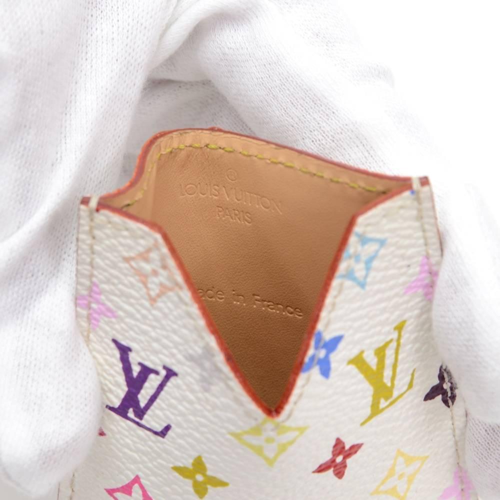 Louis Vuitton White Multicolor Monogram Leather Compact Mirror - 2003 Limited  In Excellent Condition For Sale In Fukuoka, Kyushu