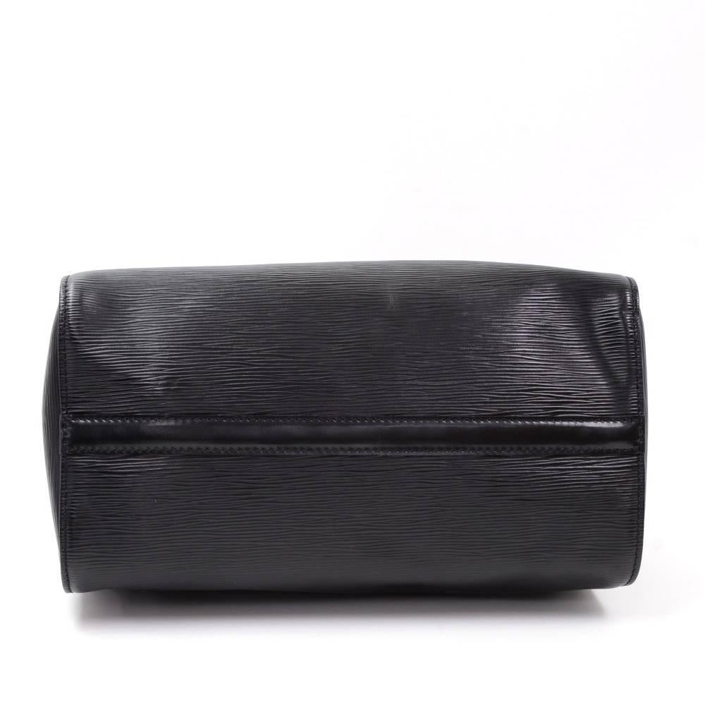 Vintage Louis Vuitton Speedy 30 Black Epi Leather City Hand Bag 1