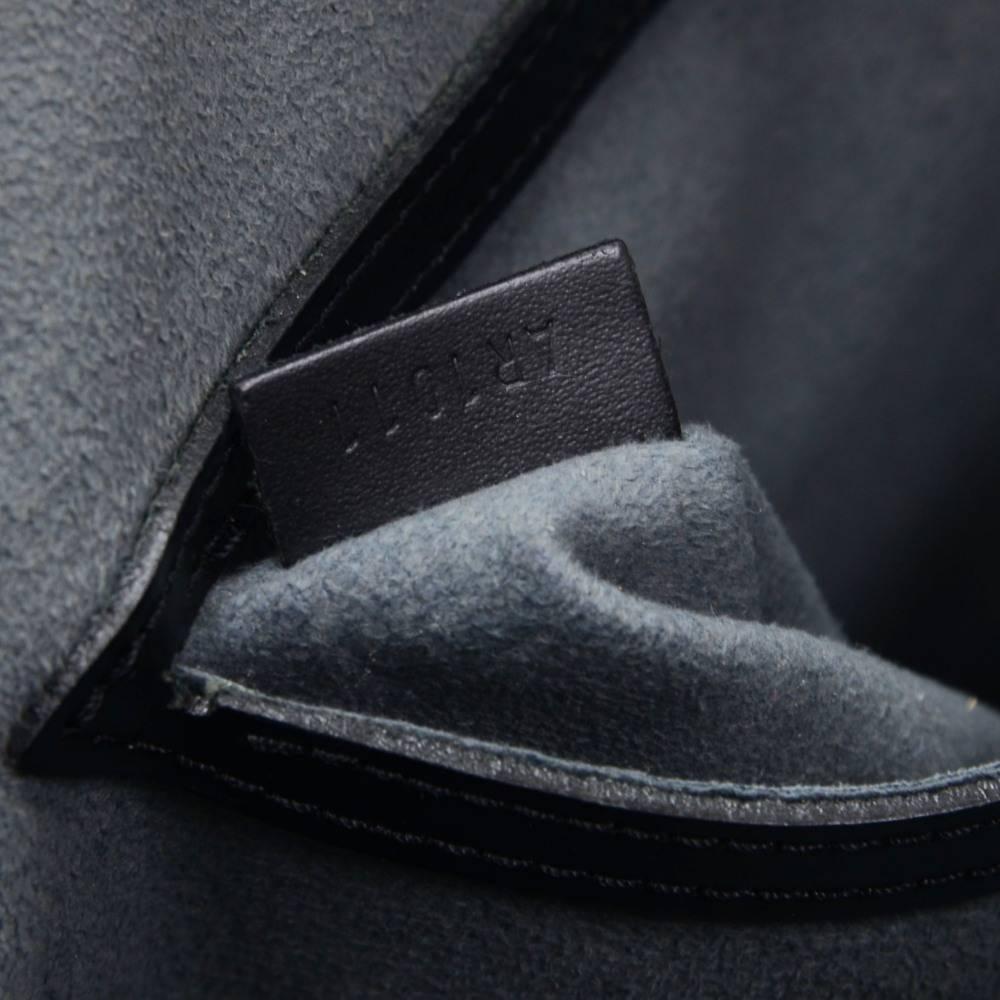 Louis Vuitton Alma Black Epi Leather Hand Bag 5