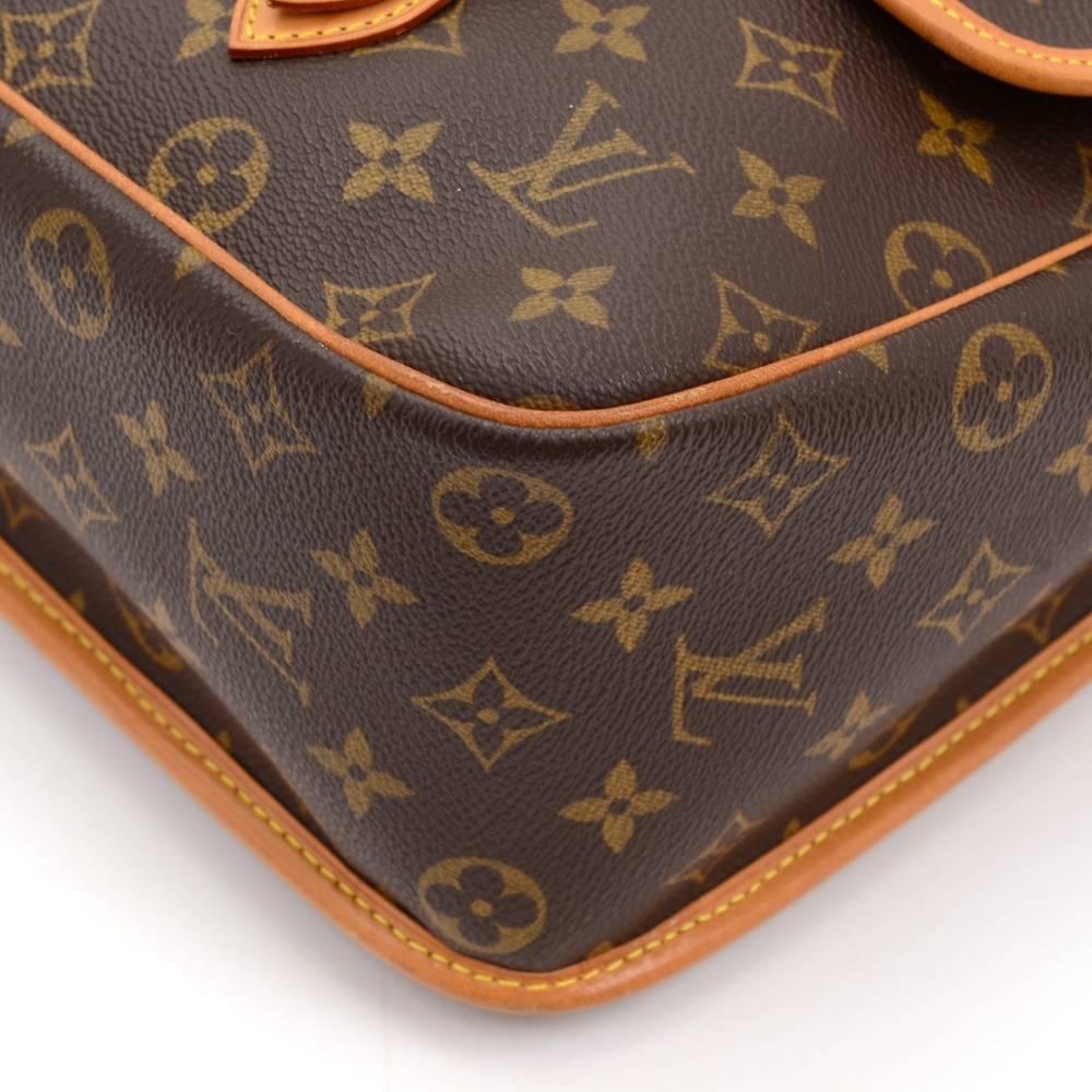Louis Vuitton Sac Gibeciere GM Monogram Canvas Large Messenger Shoulder Bag 2