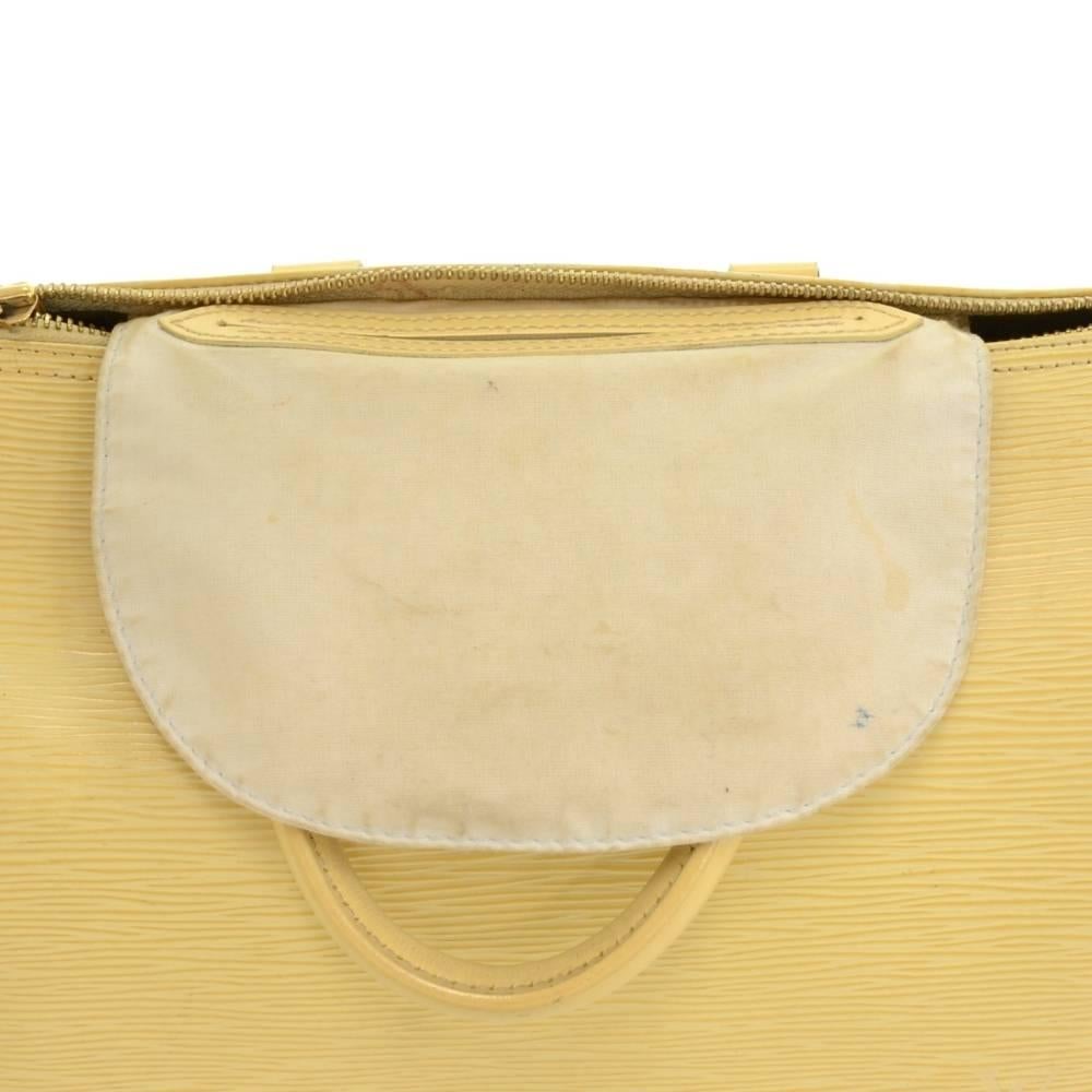 Louis Vuitton Speedy 25 Vanilla Epi Leather City Hand Bag For Sale 3
