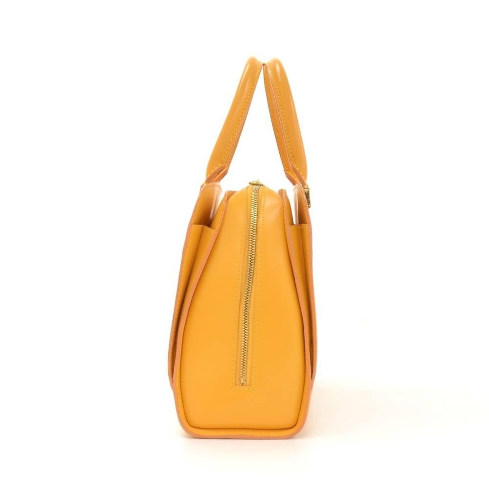 Louis Vuitton Pont Neuf Yellow Epi Leather Hand Bag In Good Condition In Fukuoka, Kyushu