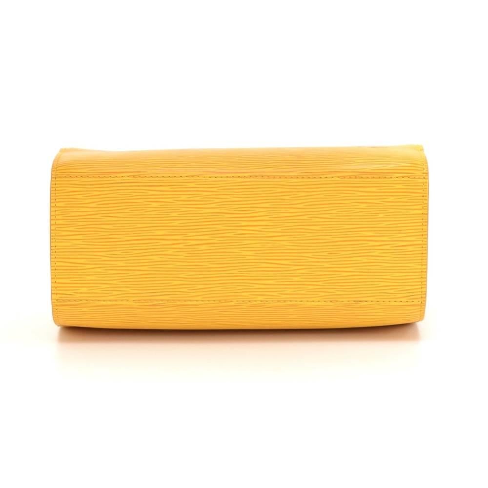 Louis Vuitton Pont Neuf Yellow Epi Leather Hand Bag 1