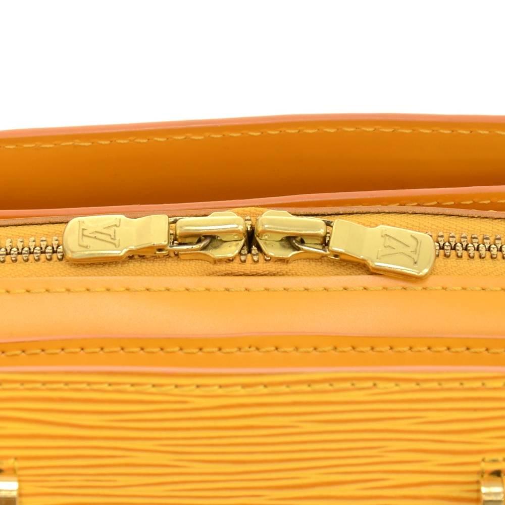 Louis Vuitton Pont Neuf Yellow Epi Leather Hand Bag 2