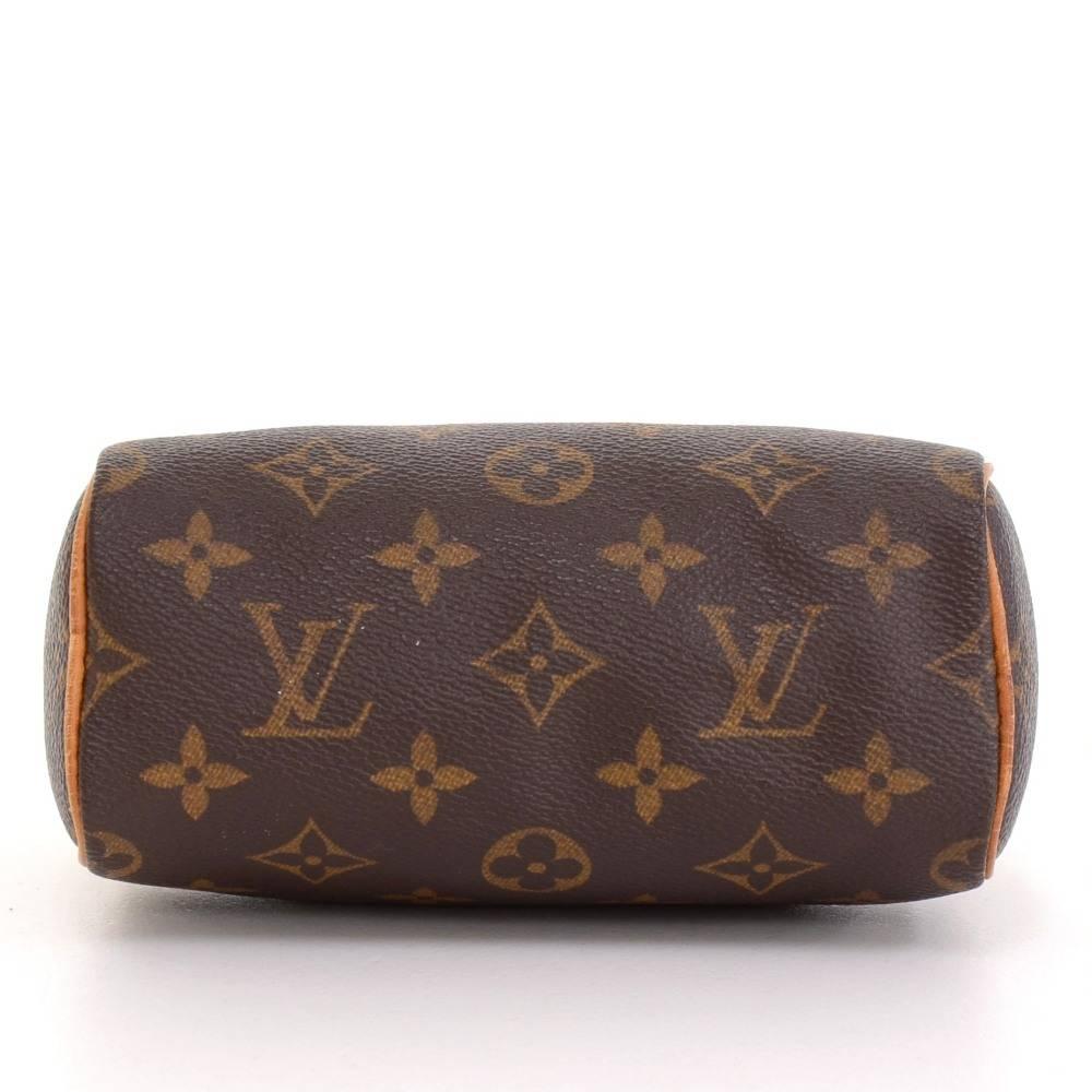 Women's Louis Vuitton Mini Speedy Sac HL Monogram Canvas Hand Bag + strap 