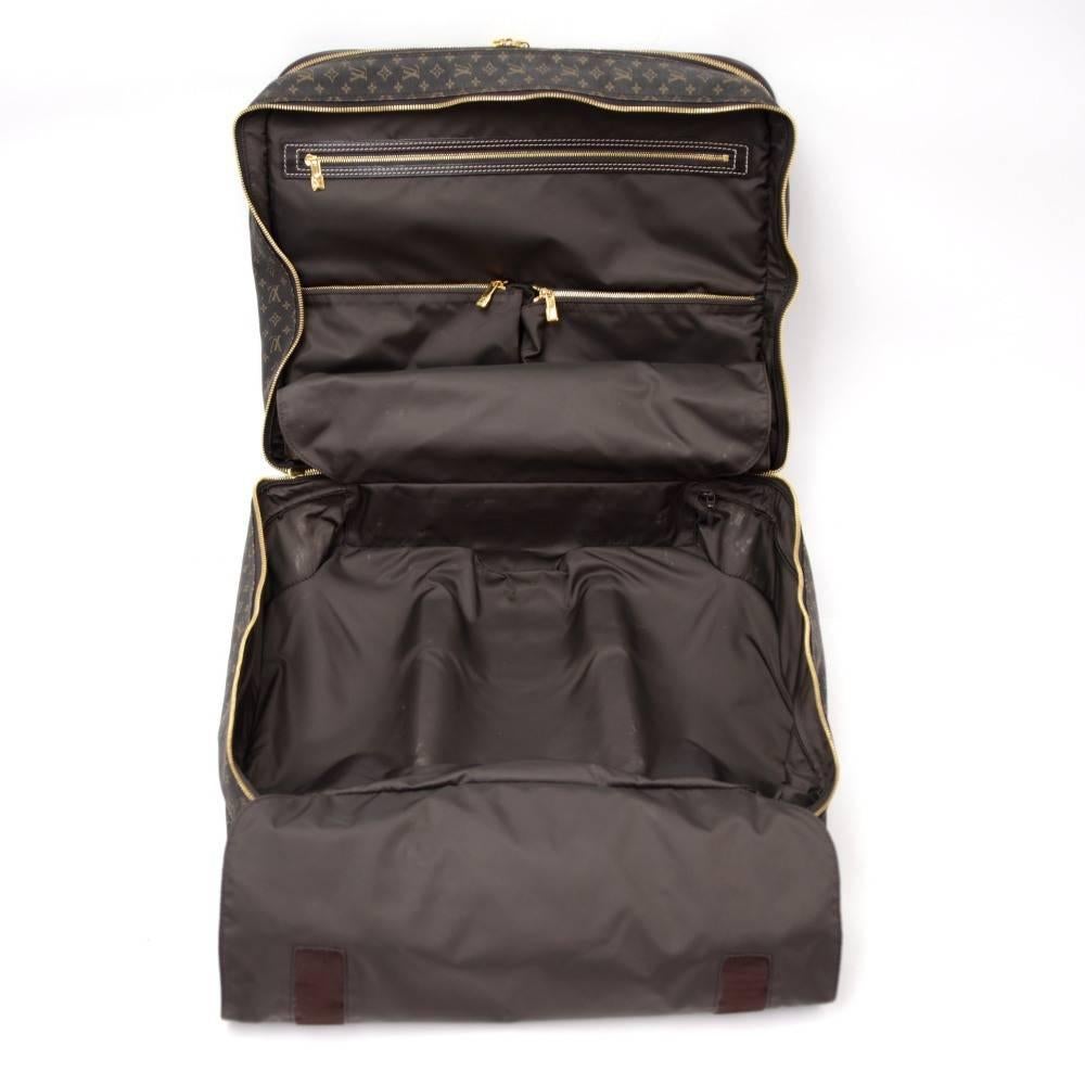 Louis Vuitton Epopee Dark Brown Mini Monogram Idylle Canvas Travel Rolling Bag 3