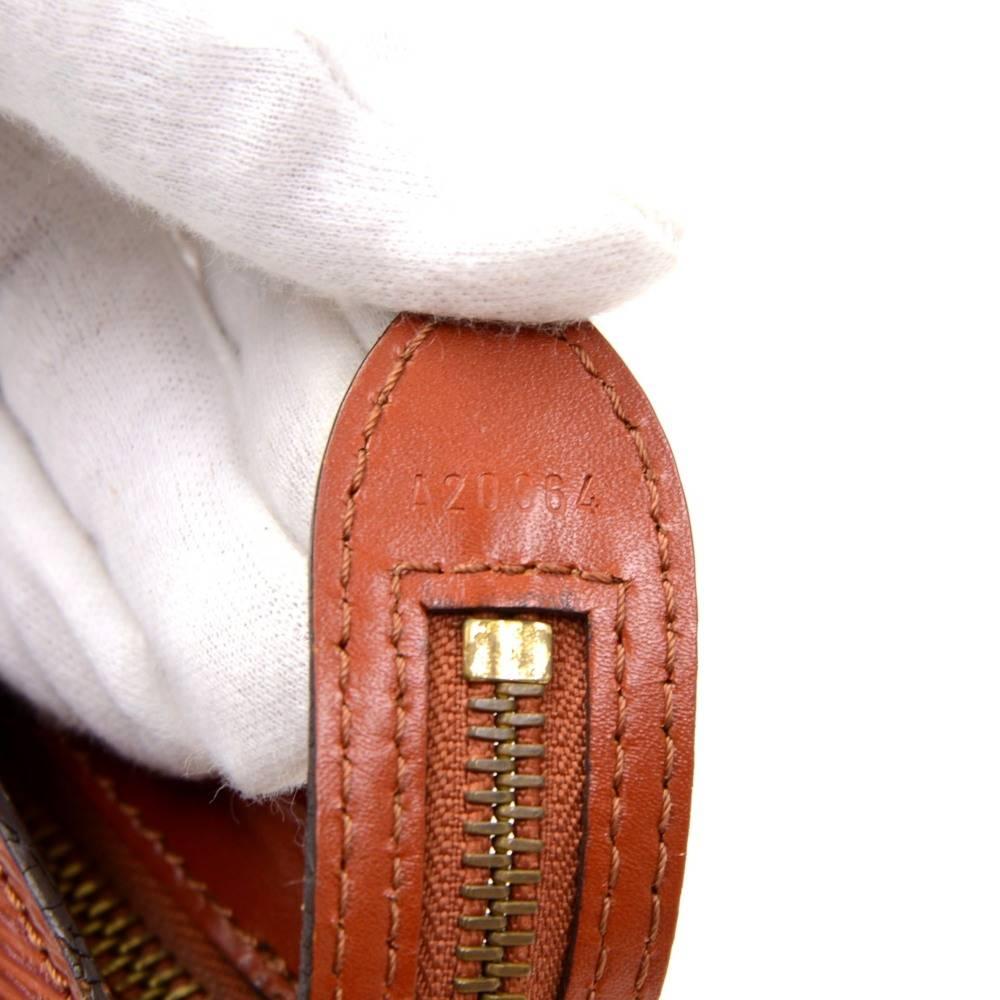 Vintage Louis Vuitton Saint Jacques GM Brown Epi Leather Shoulder Bag 5