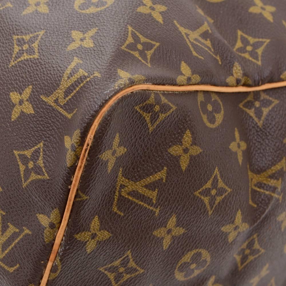 Vintage Louis Vuitton Sac Souple 35 Monogram Canvas Duffle Hand Bag 3