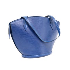 Vintage Louis Vuitton Saint Jacques GM Blue Epi Leather Shoulder Bag