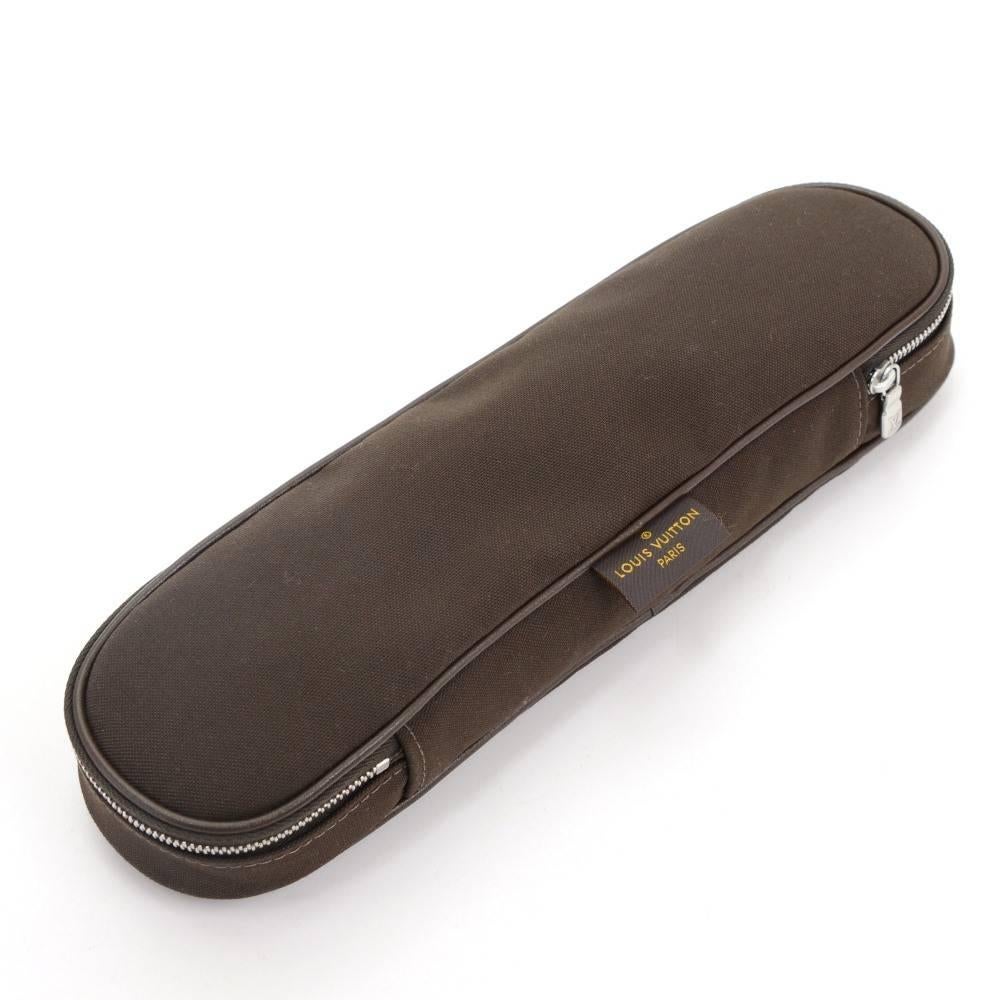 Louis Vuitton Odessa Brown Taiga Leather Large Laptop Briefcase Bag + Strap 4