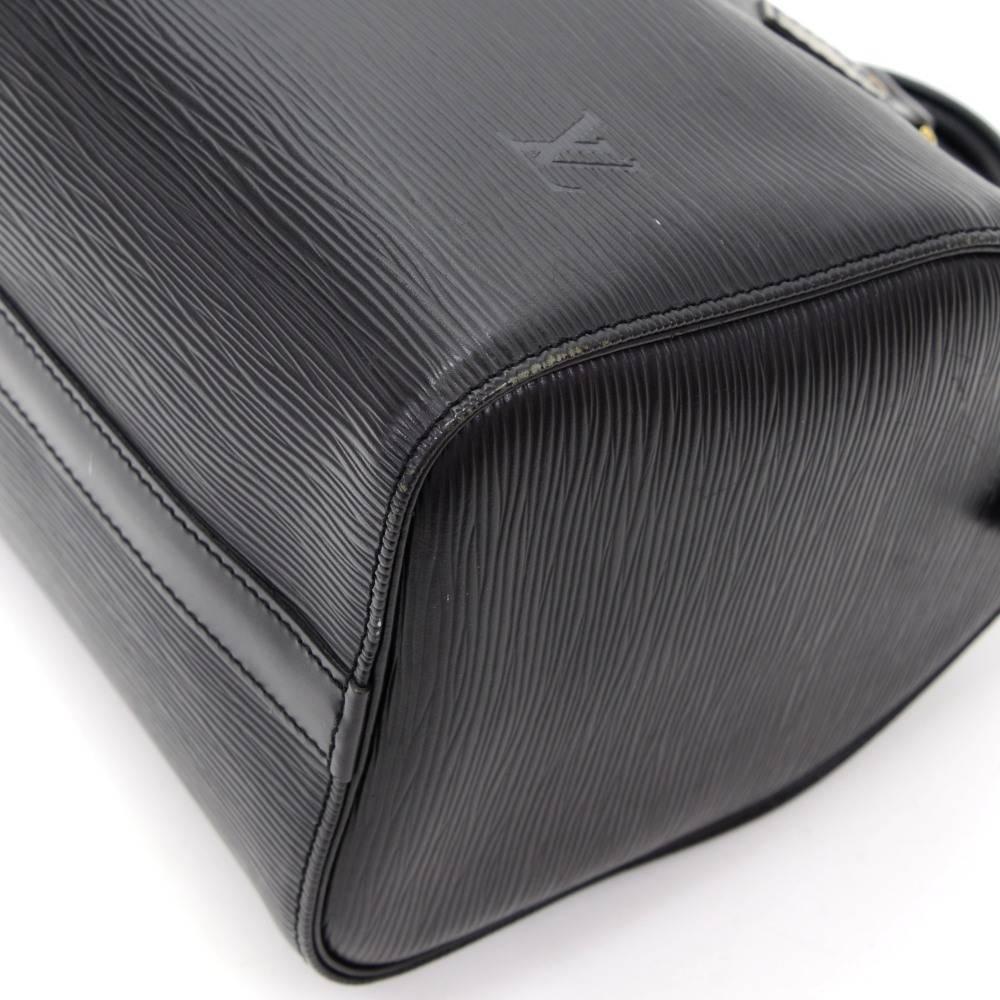 Louis Vuitton Speedy 25 Black Epi Leather City Hand Bag 3