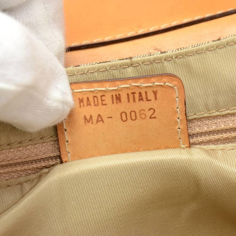 Christian Dior Street Chic - Sac à main porté épaule en cuir marron Columbus avec monogramme 2