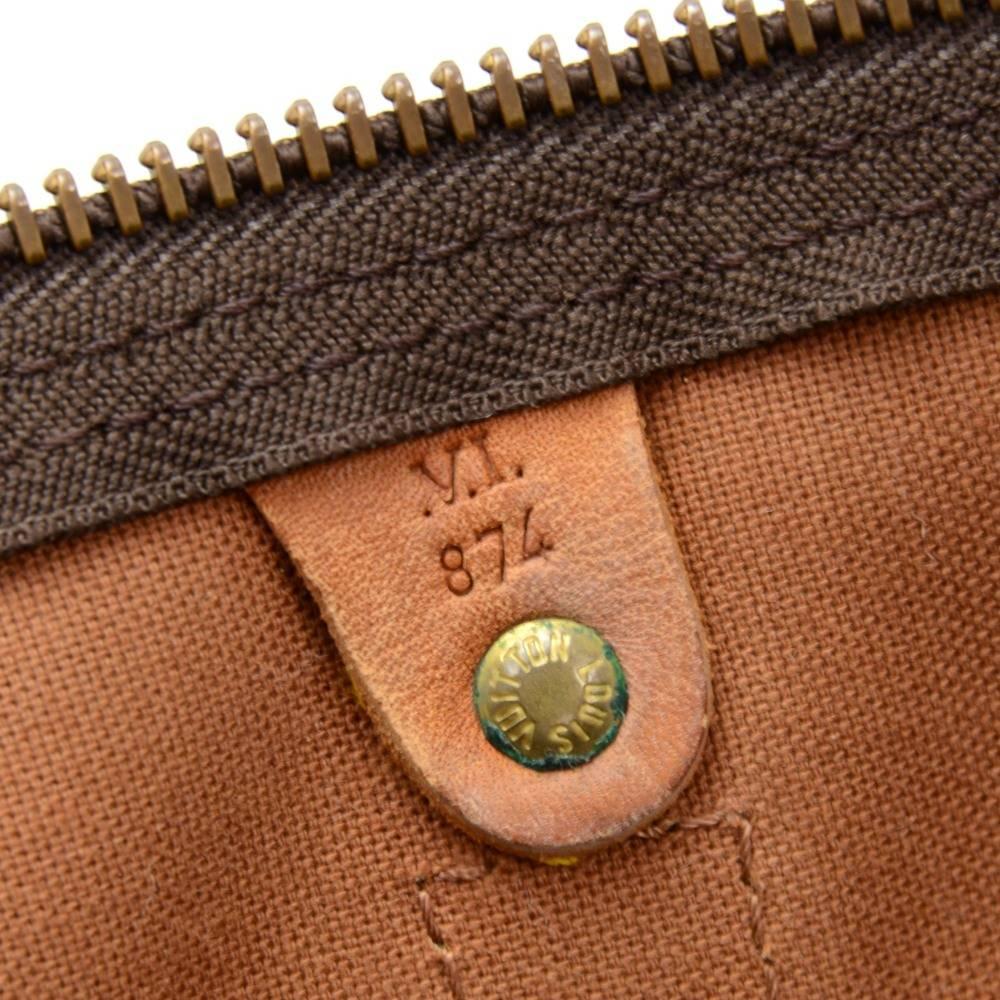 Vintage Louis Vuitton Keepall 45 Bandouliere Monogram Canvas Duffle Travel Bag 4