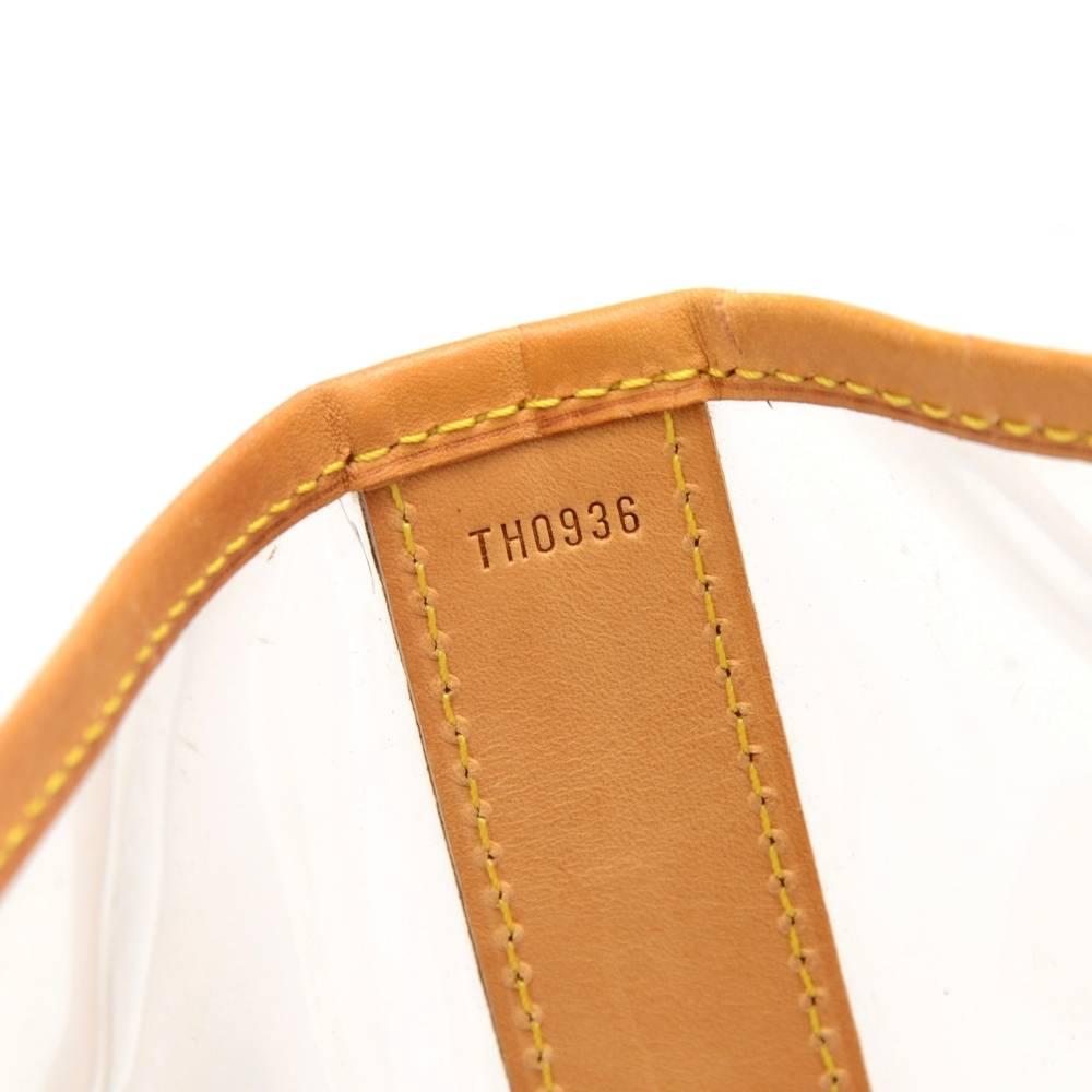 Vintage Louis Vuitton Isaac Mizrahi Clear Vinyl x Leather Limited Tote Bag 4