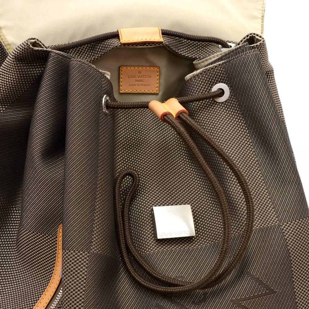 Louis Vuitton Pioneer Terre Damier Geant Canvas Backpack Bag  4