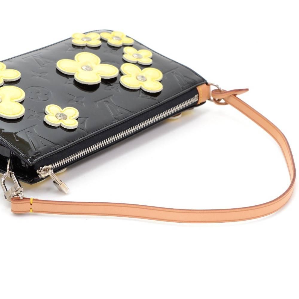 Louis Vuitton Lexington Flower Black Vernis Leather Handbag - 2001 Limited 2