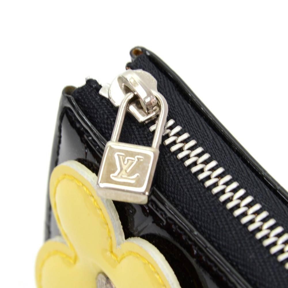 Louis Vuitton Lexington Flower Black Vernis Leather Handbag - 2001 Limited 3