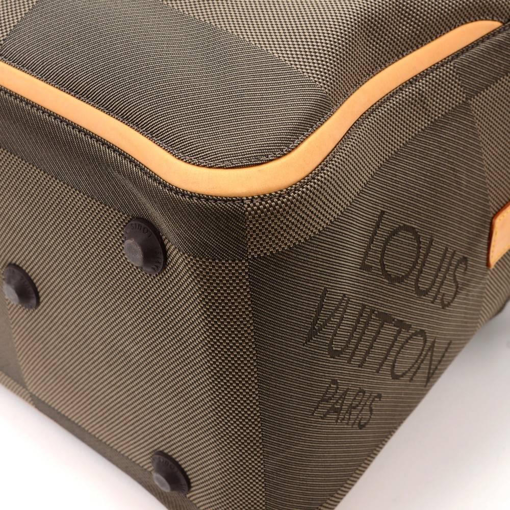 Louis Vuitton Sable Souverain Dark Brown Damier Geant Canvas Boston Bag  2