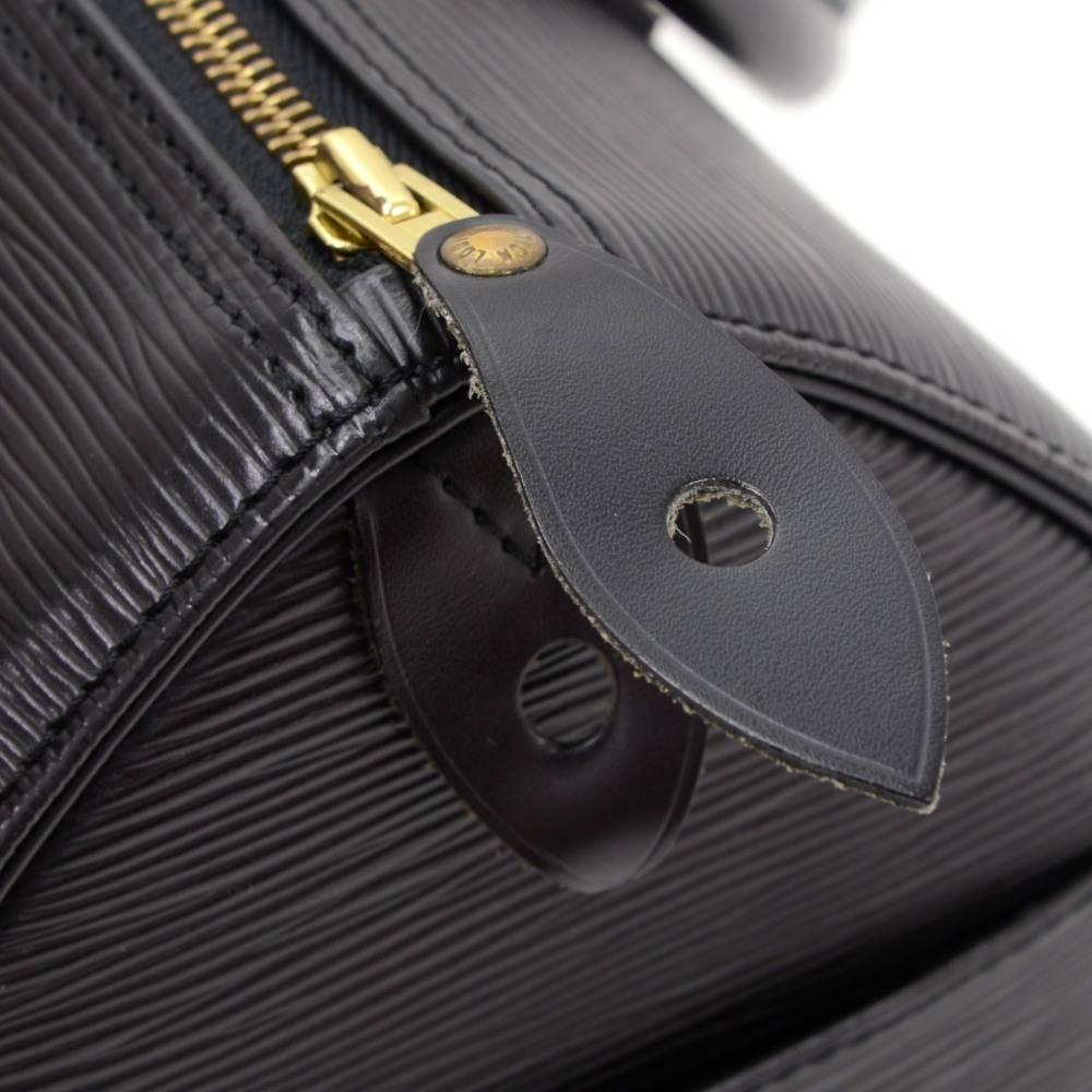 Louis Vuitton Speedy 25 Black Epi Leather City Hand Bag 2
