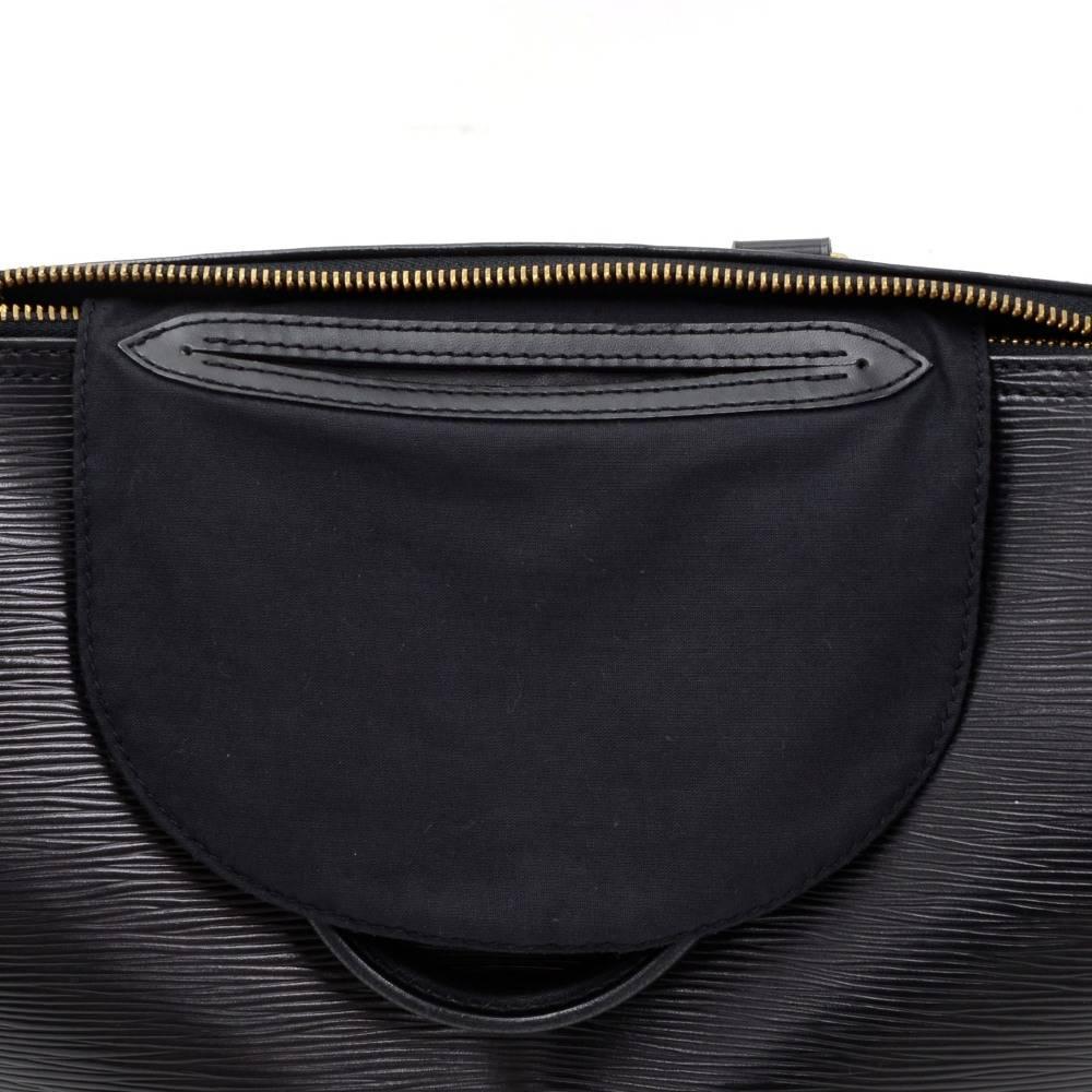 Louis Vuitton Speedy 25 Black Epi Leather City Hand Bag 4