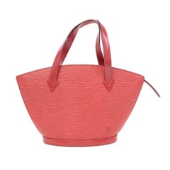 Vintage Louis Vuitton Saint Jacques PM Red Epi Leather Hand Bag 8