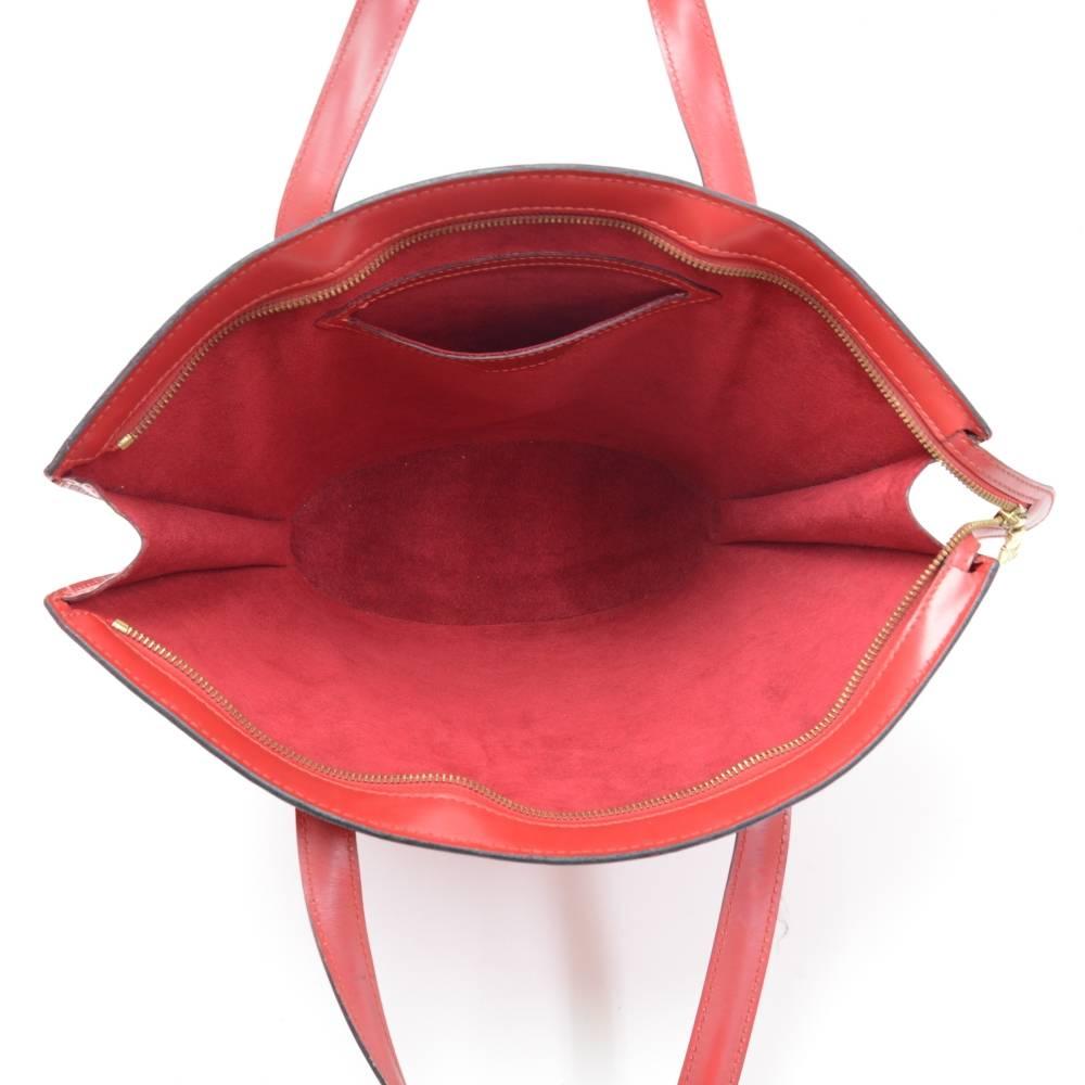 Vintage Louis Vuitton Saint Jacques PM Red Epi Leather Hand Bag 4