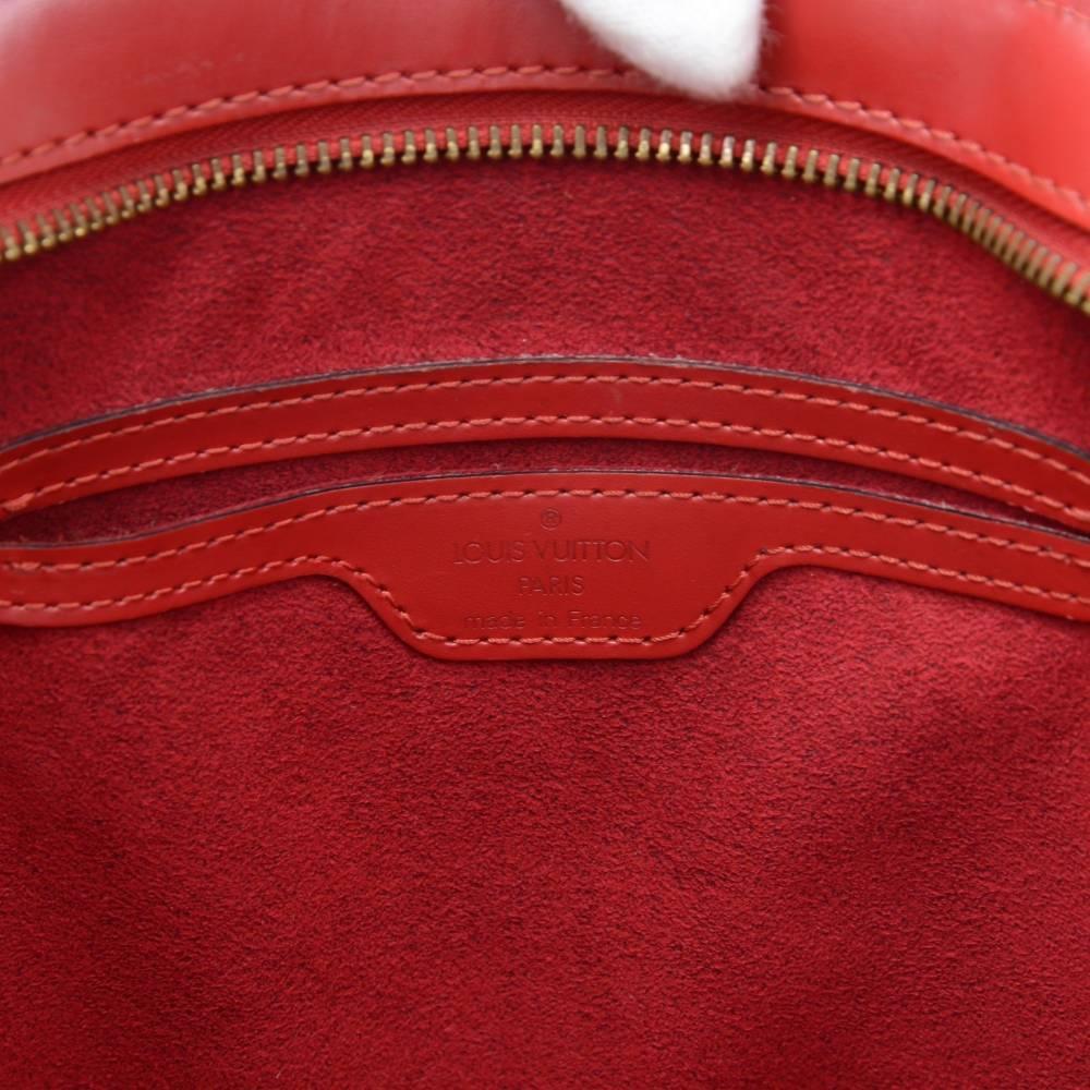 Vintage Louis Vuitton Saint Jacques PM Red Epi Leather Hand Bag 5