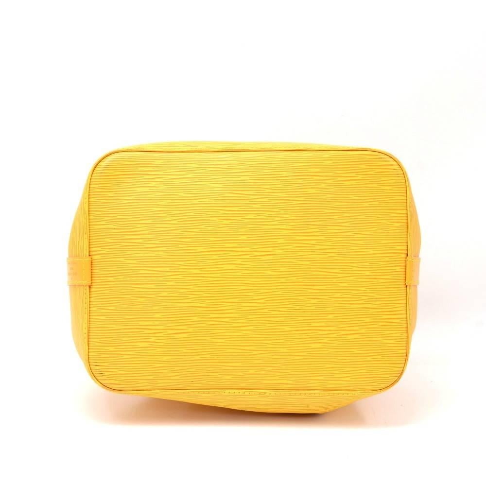 Louis Vuitton Petit Noe Yellow Epi Leather Shoulder Bag 1