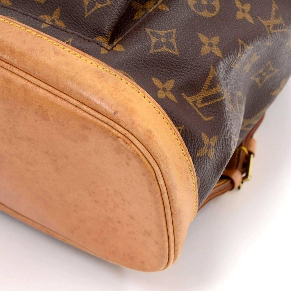 Louis Vuitton Montsouris GM Monogram Canvas Backpack Bag 2