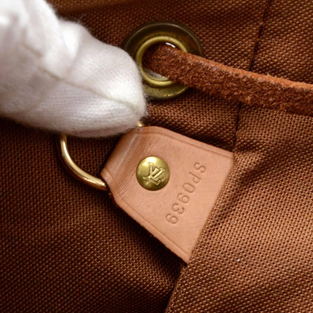 Louis Vuitton Montsouris GM Monogram Canvas Backpack Bag 4