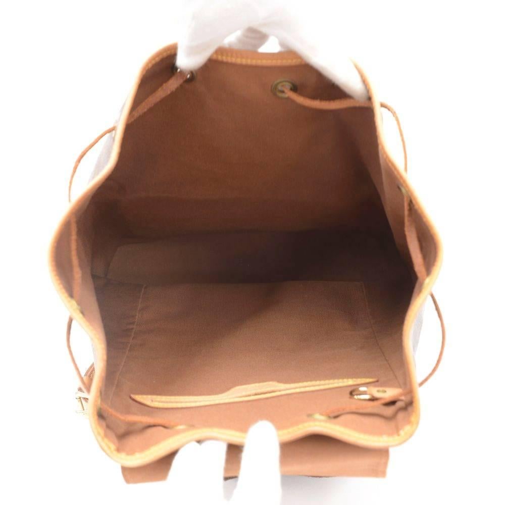 Louis Vuitton Montsouris GM Monogram Canvas Backpack Bag 5